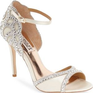 Badgley Mischka Ivory Roxy Sandal